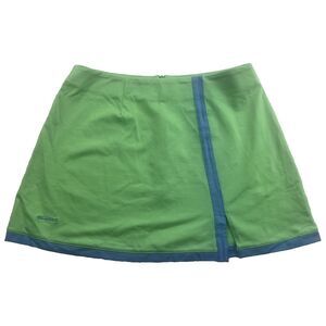 Bolle Sport Women's Size 10‎ Unlined Tennis Skirt Green Side Zip